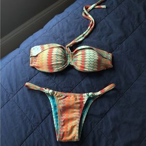 Heart Print Lux Bathing Suit